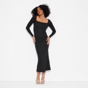 Black Long Sleeve Bodycon